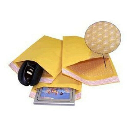 500 #000+Plus Kraft Bubble Padded Envelopes Mailers 5 X 7 extra large