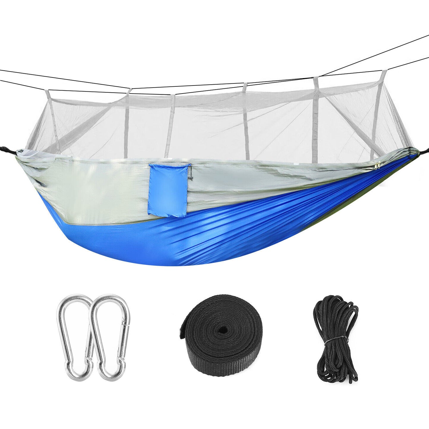 600lbs Double Person Camping Hammock with Mosquito Net