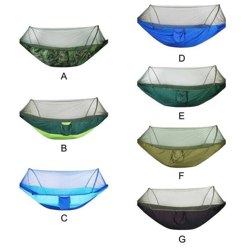 Camping Hammock Tent with Mosquito Net Portable Hanging Bed 441lb Double Person