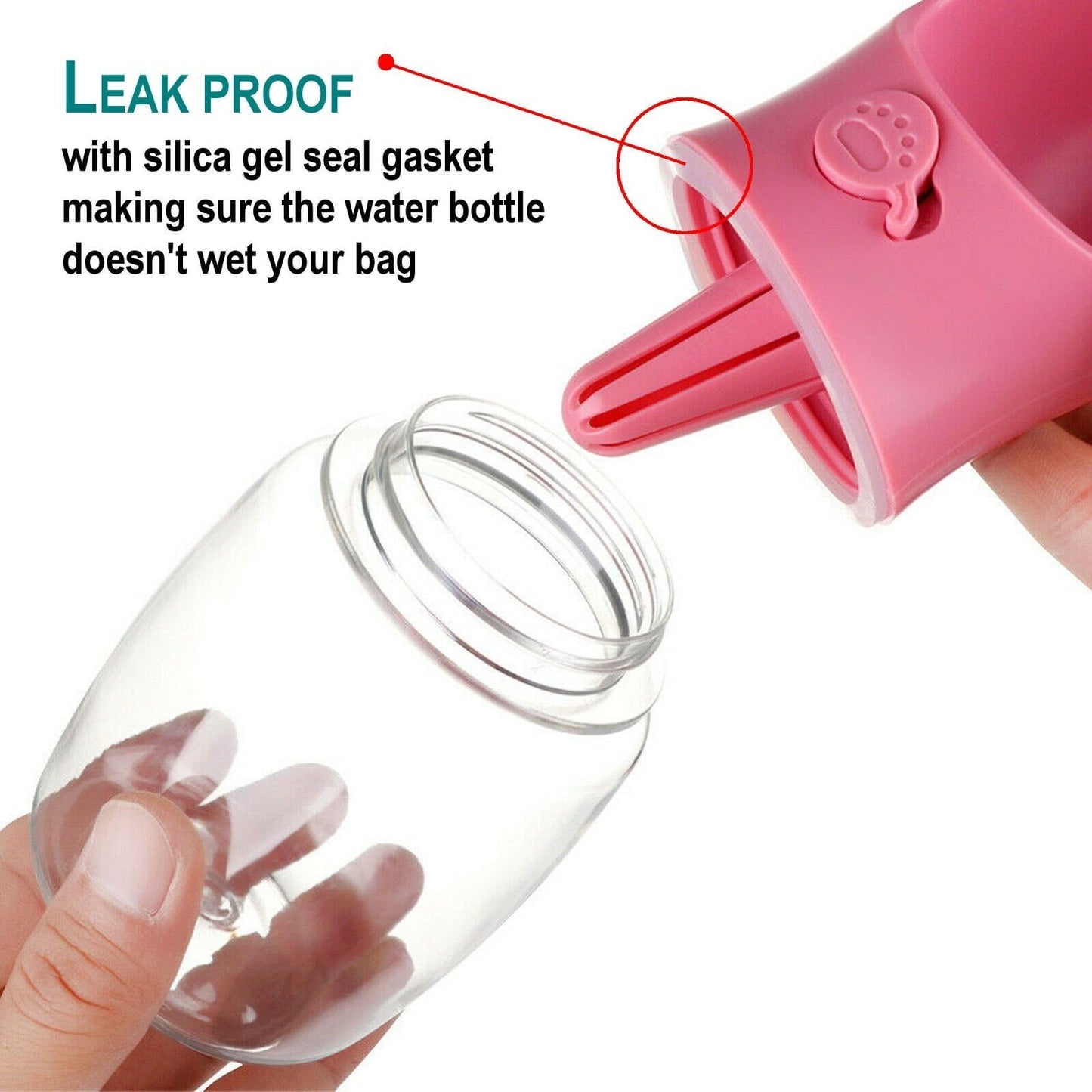 Dog Water Bottle - Leak Proof Portable Water Dispenser for Outdoor