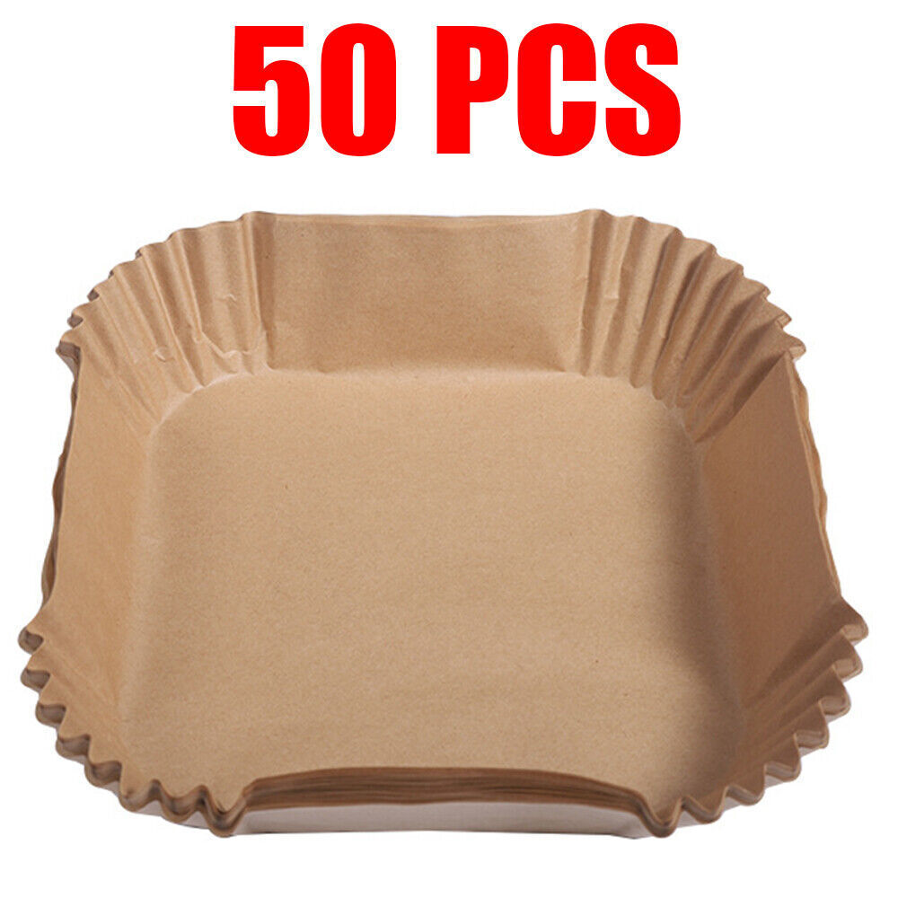 Air Fryer Liners , 150/100/50 pcs Disposable Paper Liner for Roasting Microwave