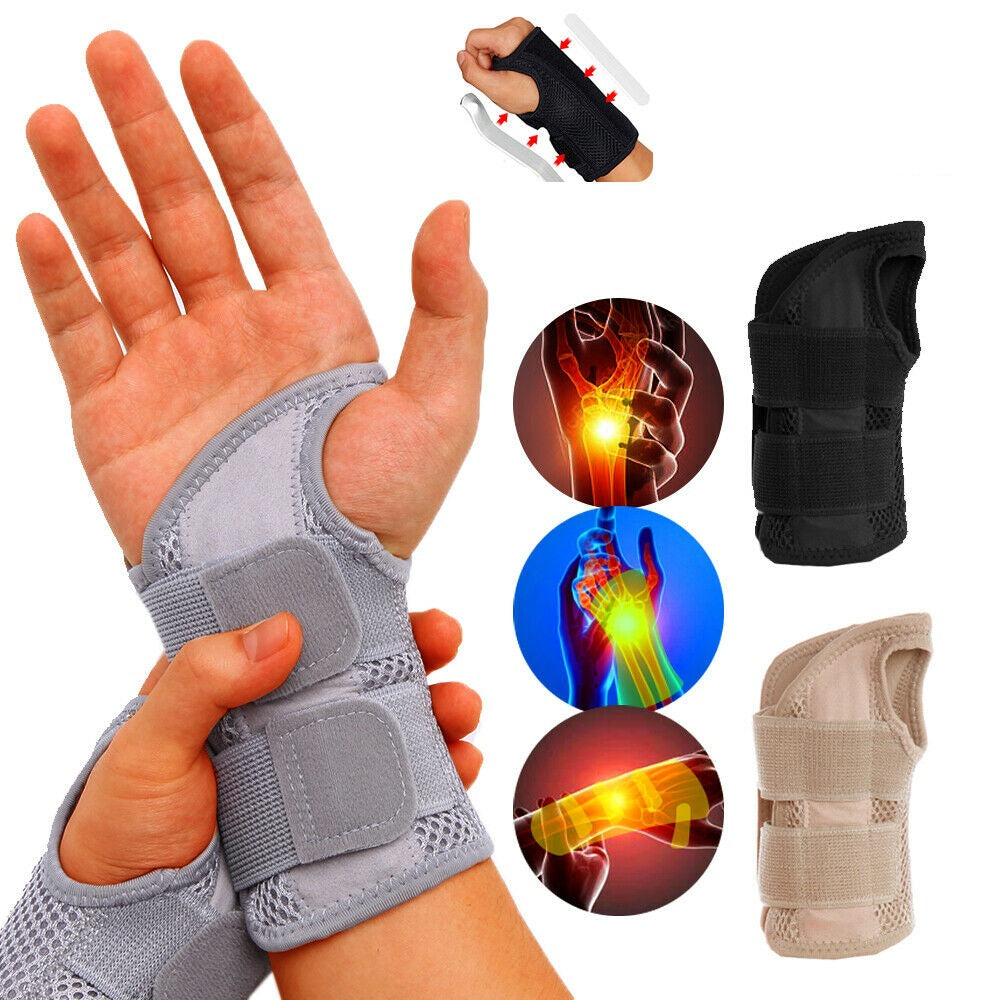 Adjustable Hand Wrist Brace Support Sprain Splint Carpal Tunnel