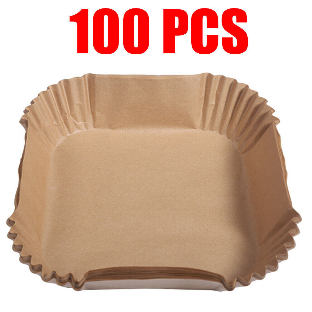 Air Fryer Liners , 150/100/50 pcs Disposable Paper Liner for Roasting Microwave