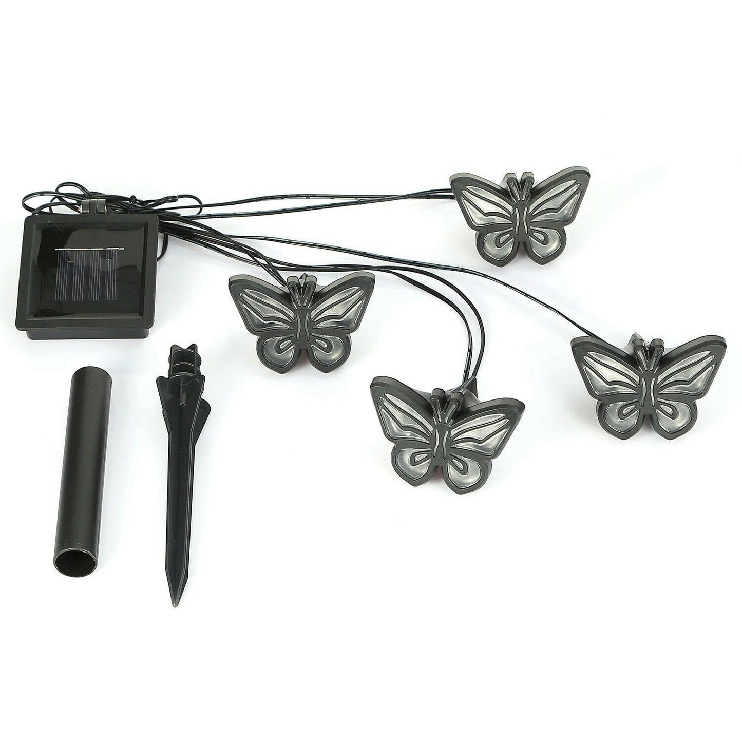 Solar Powered Butterfly Lights Garden Lawn Outdoor Landscape LED Decor Light