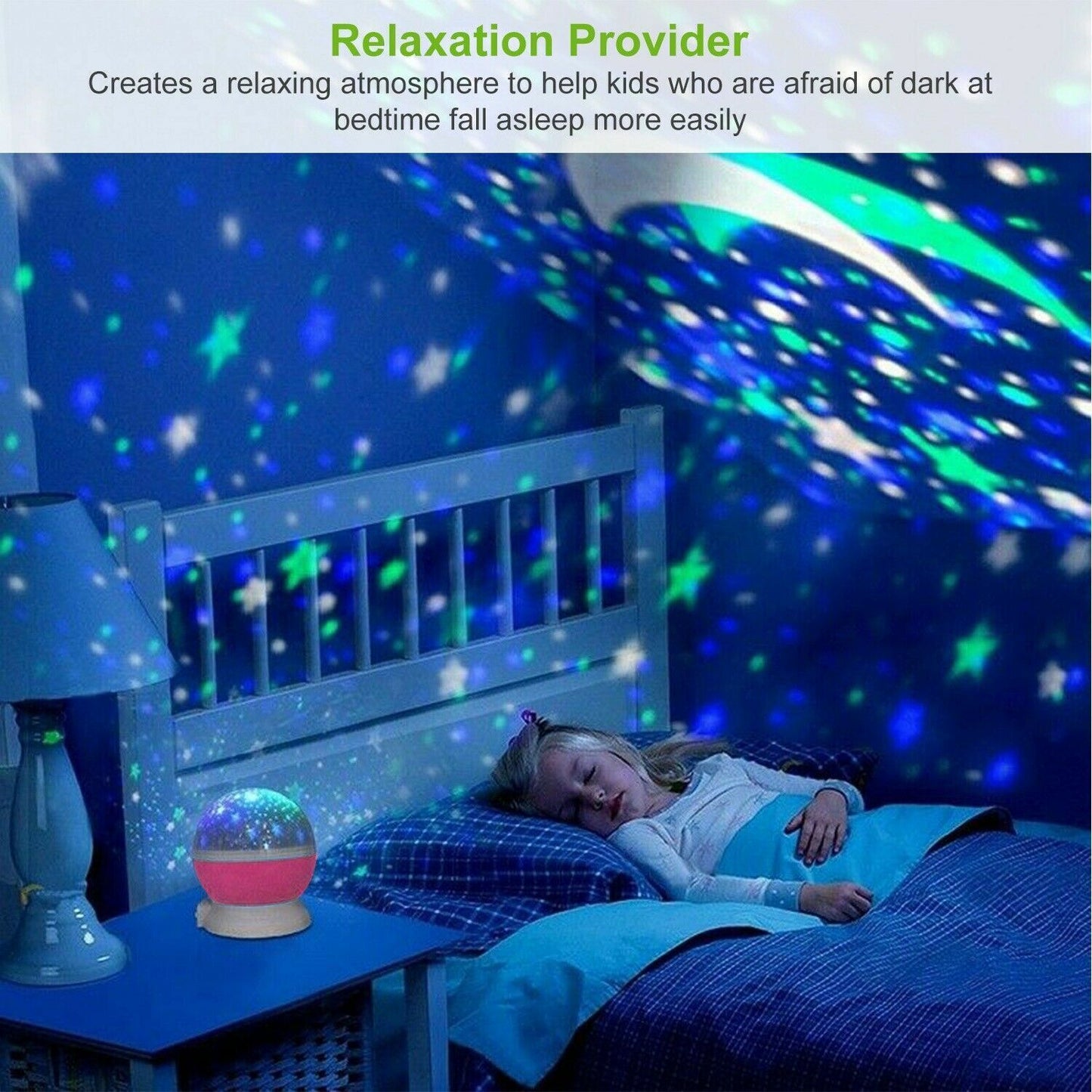 LED USB Star Light Kid Sleep Night Sky Romantic Starry Projector Cosmos Lamp🔥US