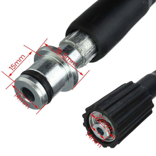 4000PSI High Pressure Power Washer Spray Wand Lance Nozzle Tips Hose Kit M22