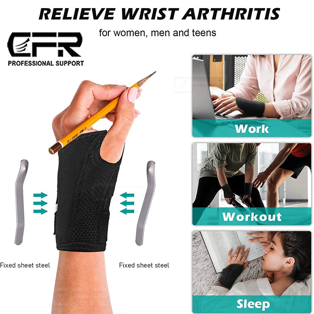 Adjustable Hand Wrist Brace Support Sprain Splint Carpal Tunnel