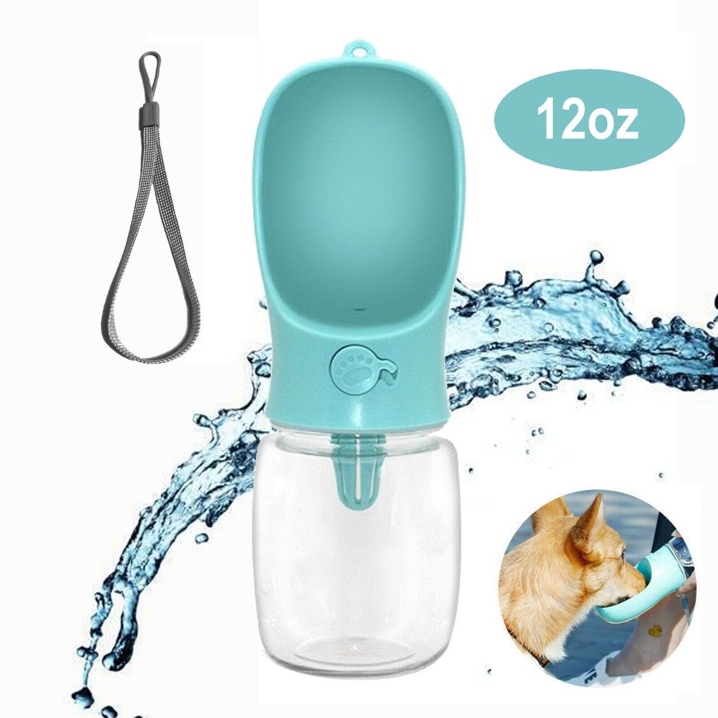 Dog Water Bottle - Leak Proof Portable Water Dispenser for Outdoor