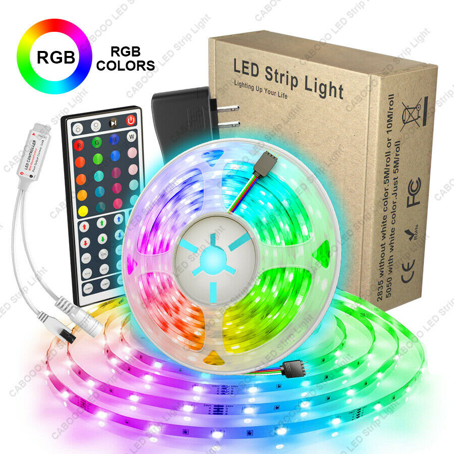 Led Strip Lights 16.4ft RGB  5050 Led Tape Lights Color Changing