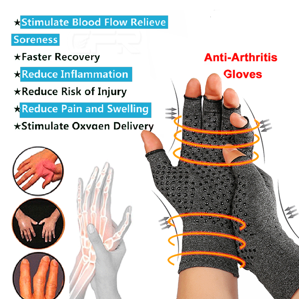 Compression Gloves Arthritis Carpal Tunnel Hand Wrist Brace Support